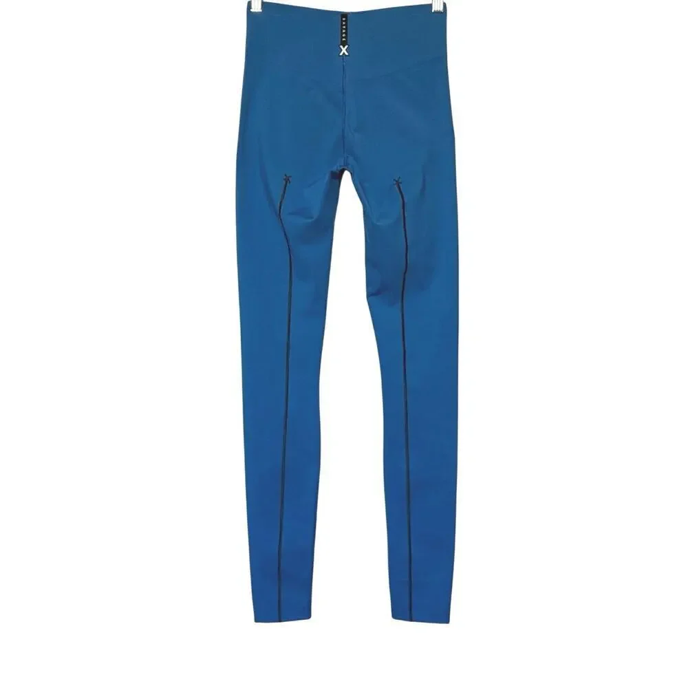 Savage X Fenty Hotline High Rise Leggings Womens Size 4-6 Blue NEW - Picture 5 of 13